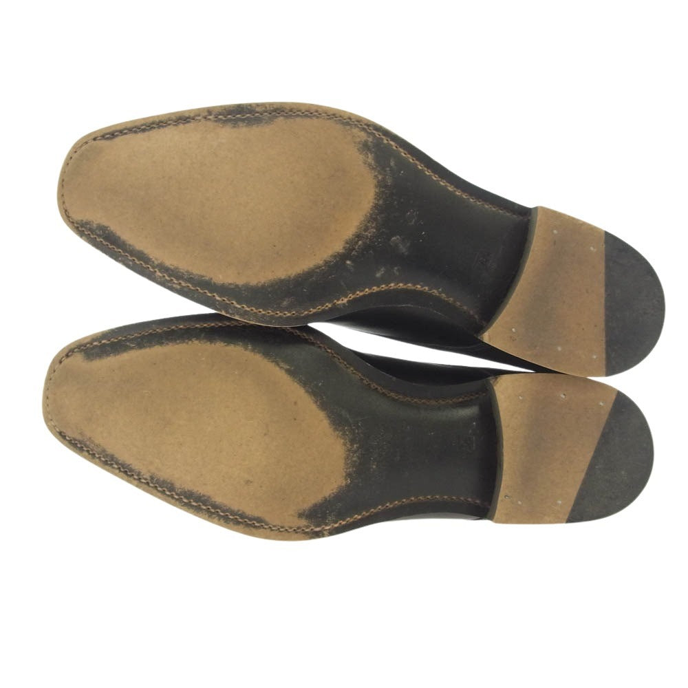 UNITED ARROWS ユナイテッドアローズ green label relaxing グリーンレーベルリラクシング CR001 ドレスシューズ レザーシューズ ブラック系 7.5【中古】