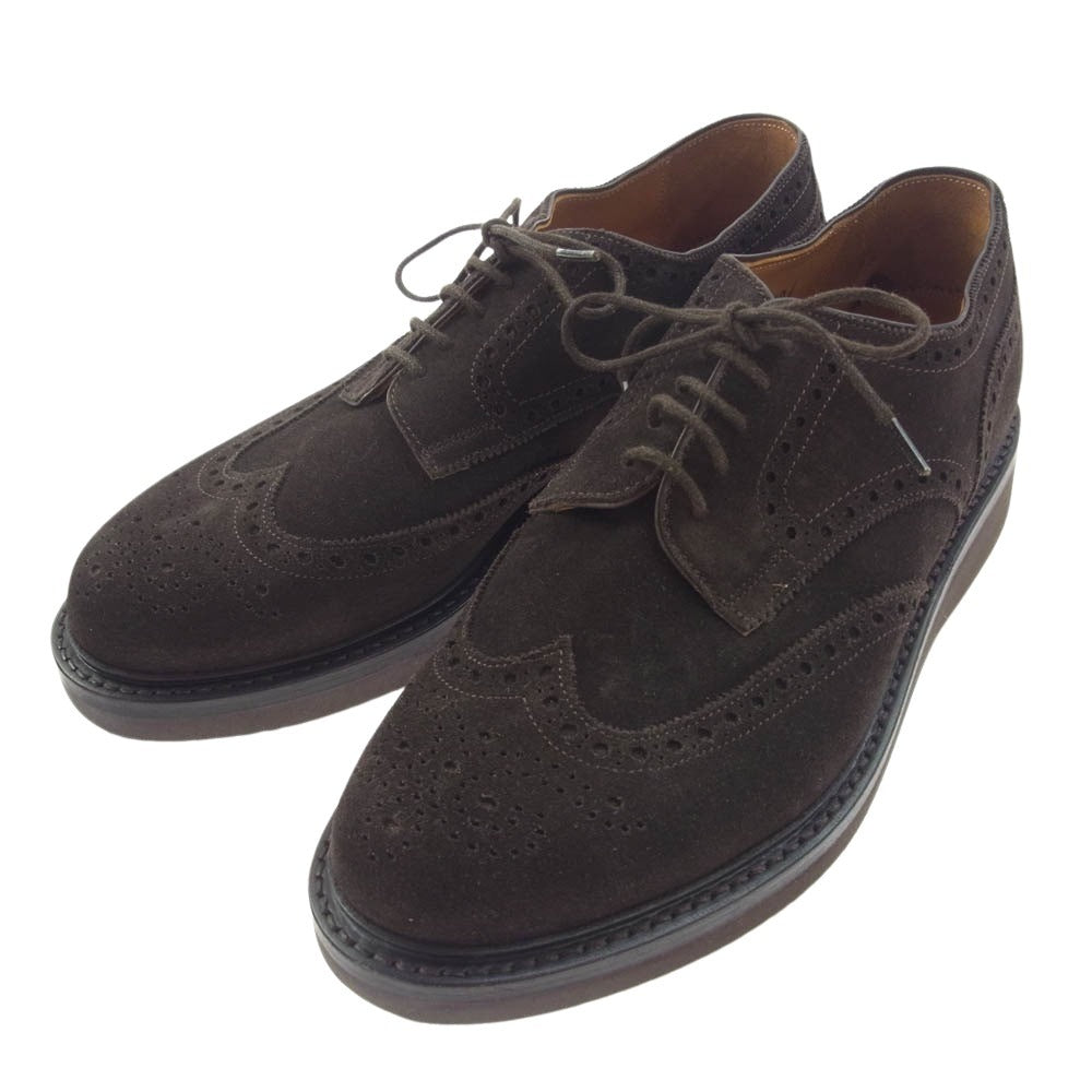 JALAN SRIWIJAYA ジャランスリウァヤ UNITED ARROWS green label relaxing 別注 スエード シューズ ブラウン系 40【美品】【中古】