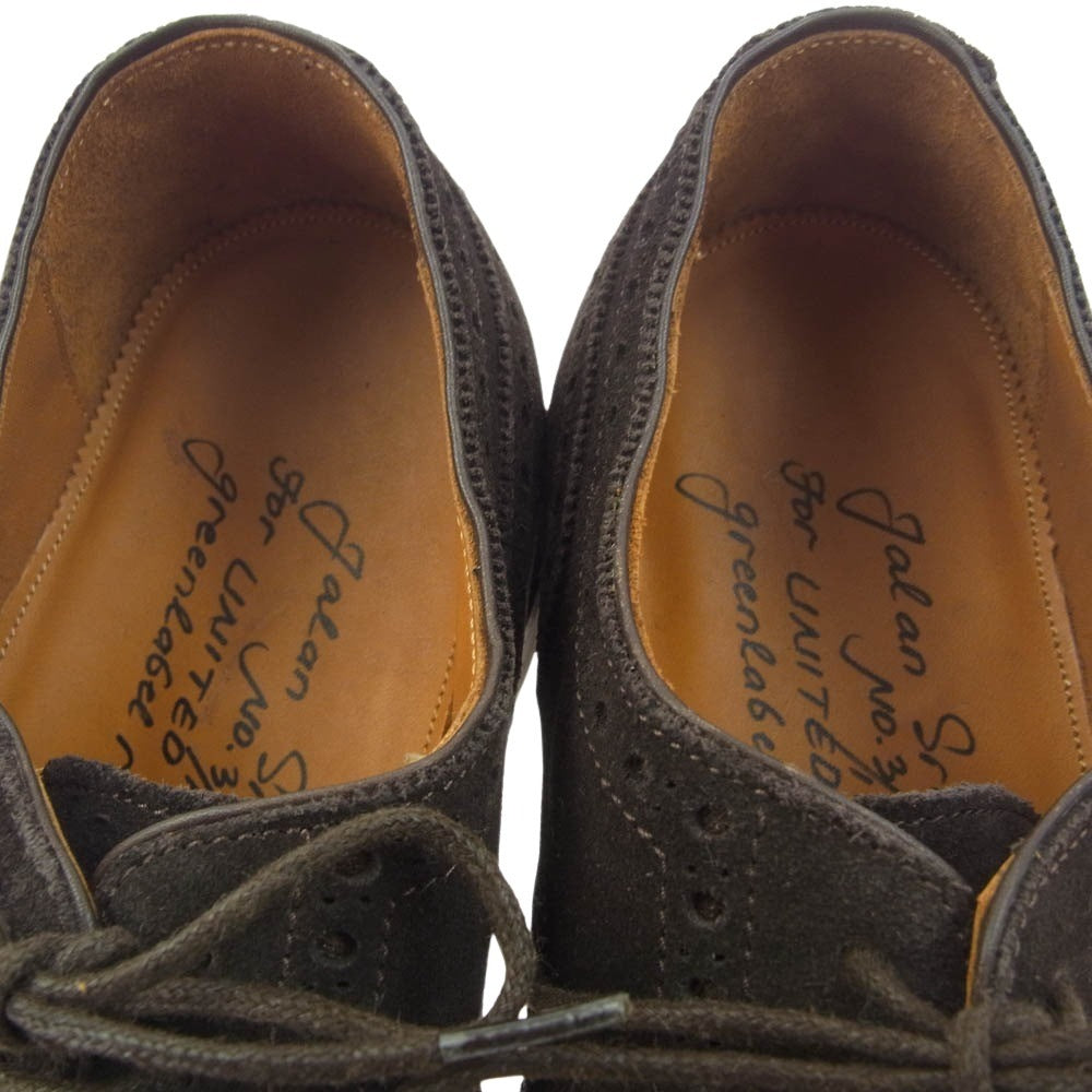 JALAN SRIWIJAYA ジャランスリウァヤ UNITED ARROWS green label relaxing 別注 スエード シューズ ブラウン系 40【美品】【中古】