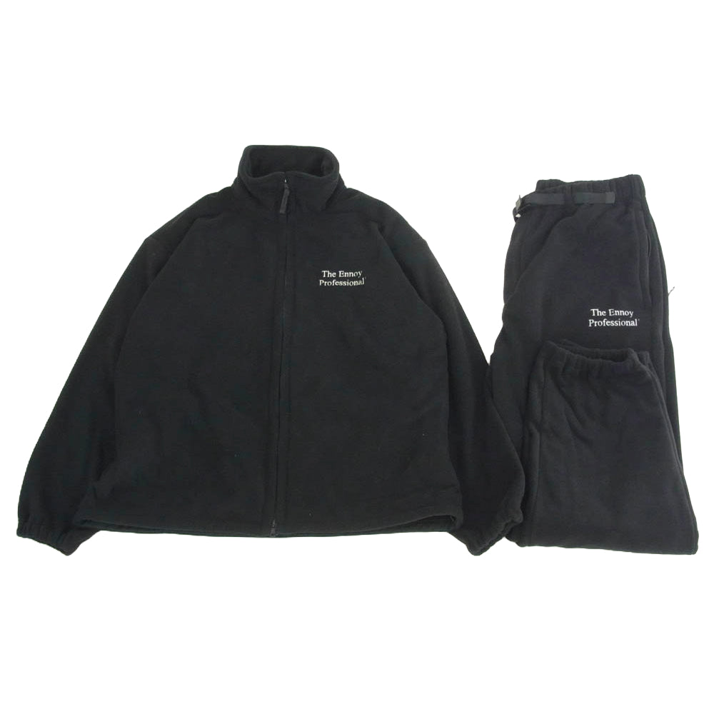 The Ennoy Professional ザ エンノイ プロフェッショナル 24AW POLARTEC? FLEECE SET UP ポーラテック フリース セット アップ ブラック系 L【新古品】【未使用】【中古】