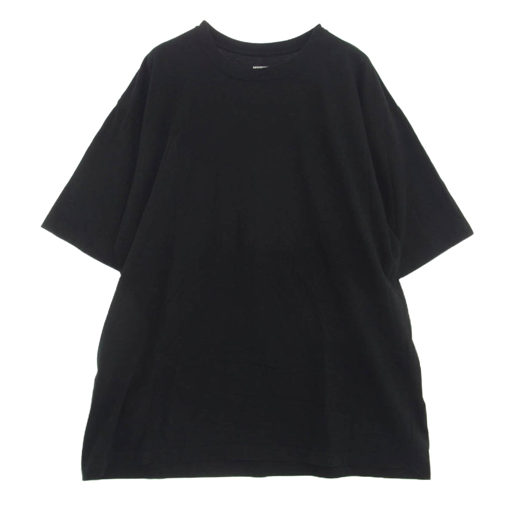 NEIGHBORHOOD ネイバーフッド 24SS バックプリント Tシャツ 半袖カットソー ブラック系 XXL【中古】