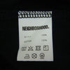 NEIGHBORHOOD ネイバーフッド 24SS バックプリント Tシャツ 半袖カットソー ブラック系 XXL【中古】