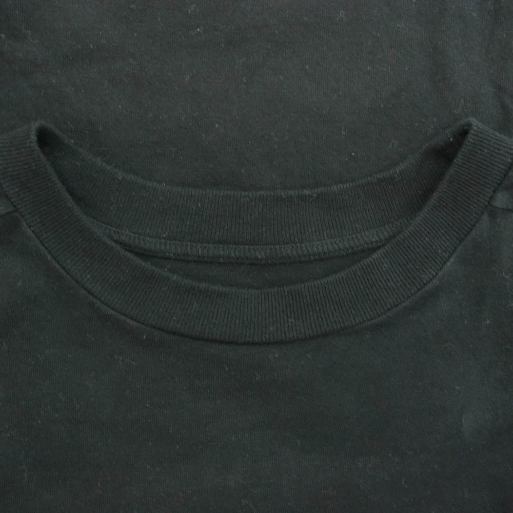 シークエル 21SS x Fragment Design T-SHIRT フラグメントデザイン プリント Tシャツ ブラック系 XL【中古】