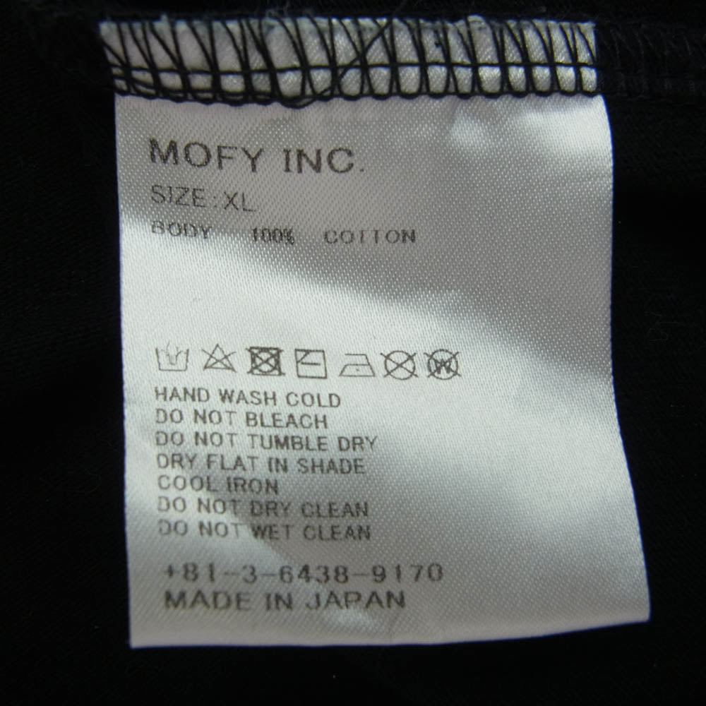 シークエル 21SS x Fragment Design T-SHIRT フラグメントデザイン プリント Tシャツ ブラック系 XL【中古】