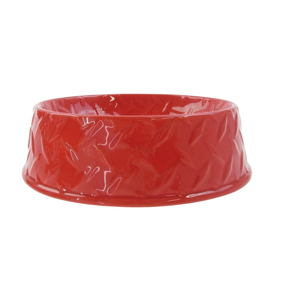 Supreme シュプリーム 23SS Diamond Plate Dog Bowl ペット用 ボウル レッド系【新古品】【未使用】【中古】