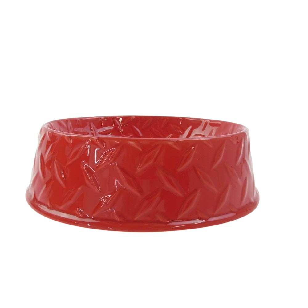 Supreme シュプリーム 23SS Diamond Plate Dog Bowl ペット用 ボウル レッド系【新古品】【未使用】【中古】