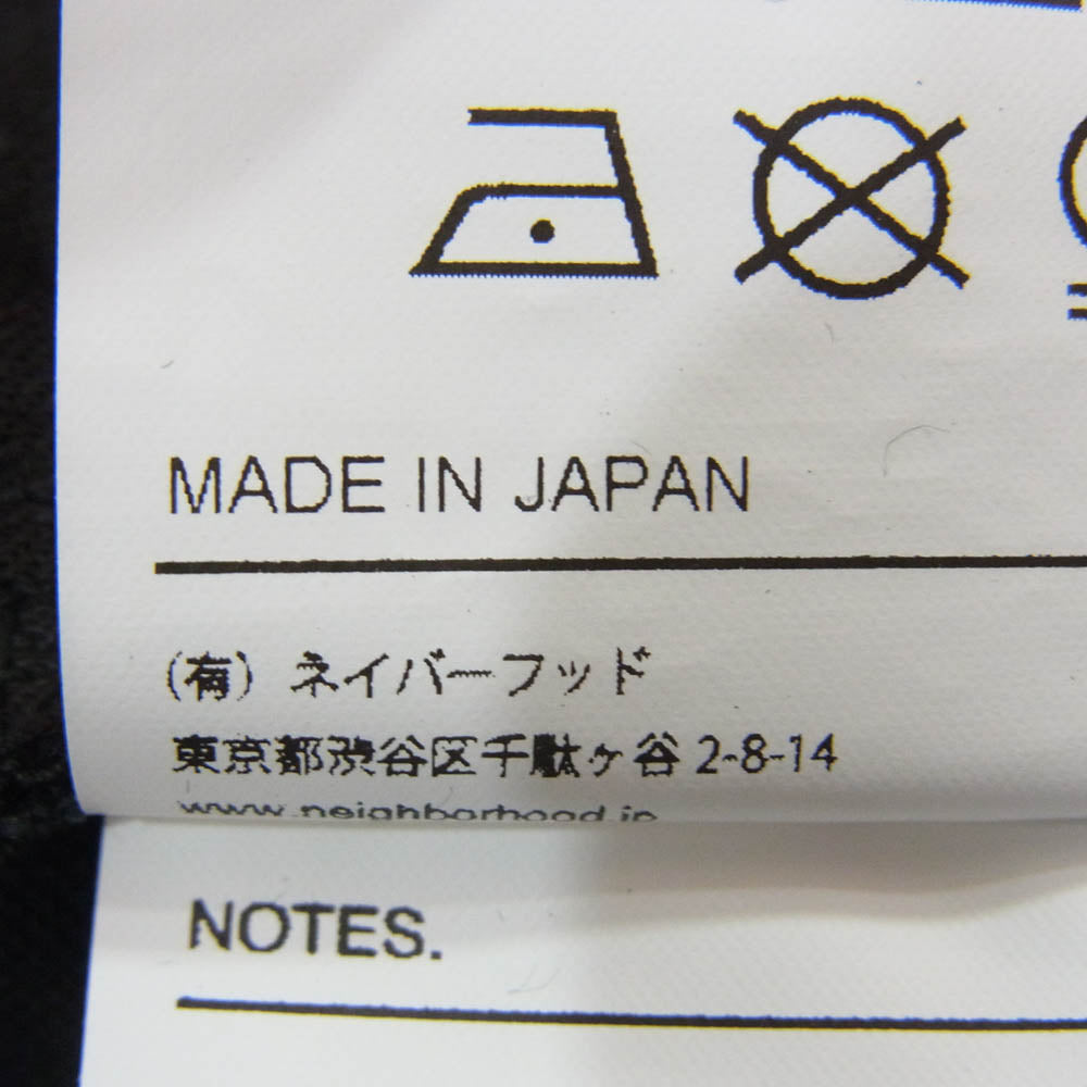 NEIGHBORHOOD ネイバーフッド 24SS 241UTNH-PTM01 BW DP MID PANTS ストレート コットンパンツ ブラック系 XL【美品】【中古】