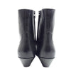CELINE セリーヌ 353553826C Zipped Conique Boot サイド ジップ レザー ブーツ ブラック系 42【極上美品】【中古】