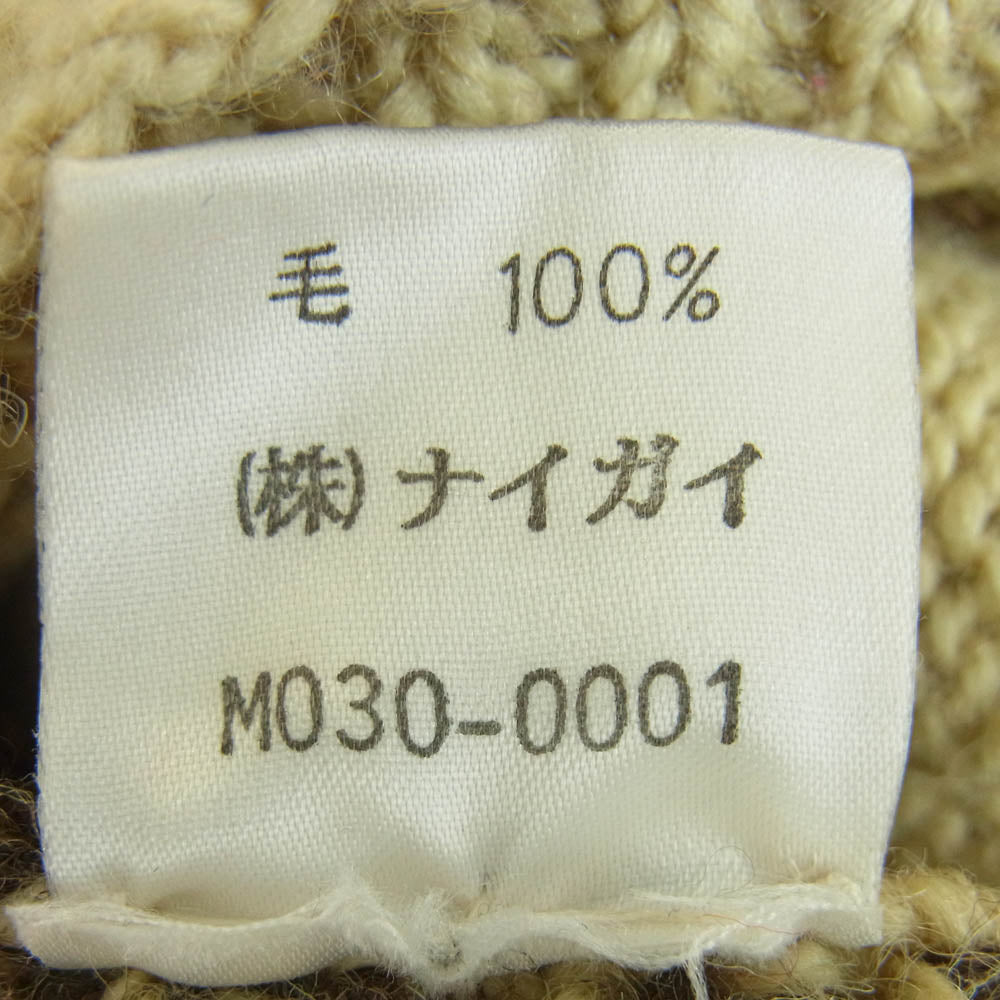 POLO RALPH LAUREN ポロ・ラルフローレン ウール カウチン ニット トナカイ セーター ベージュ系 ブラウン系 レッド系 M【極上美品】【中古】