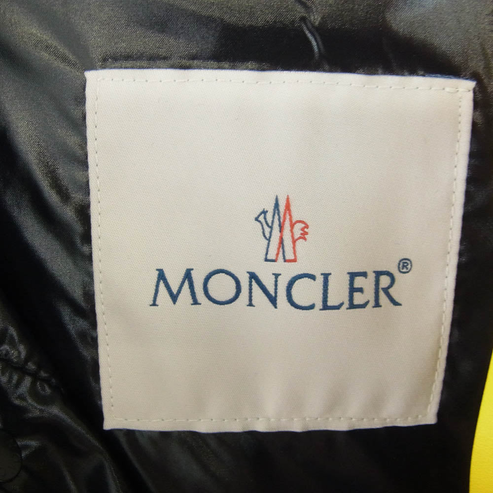 MONCLER モンクレール E109U4000450 549XB GENIUS7 FRAGMENT BLUEGRASS GIUBBOTTO ジーニアス ナイロン切替デニムジャケット 2【極上美品】【中古】