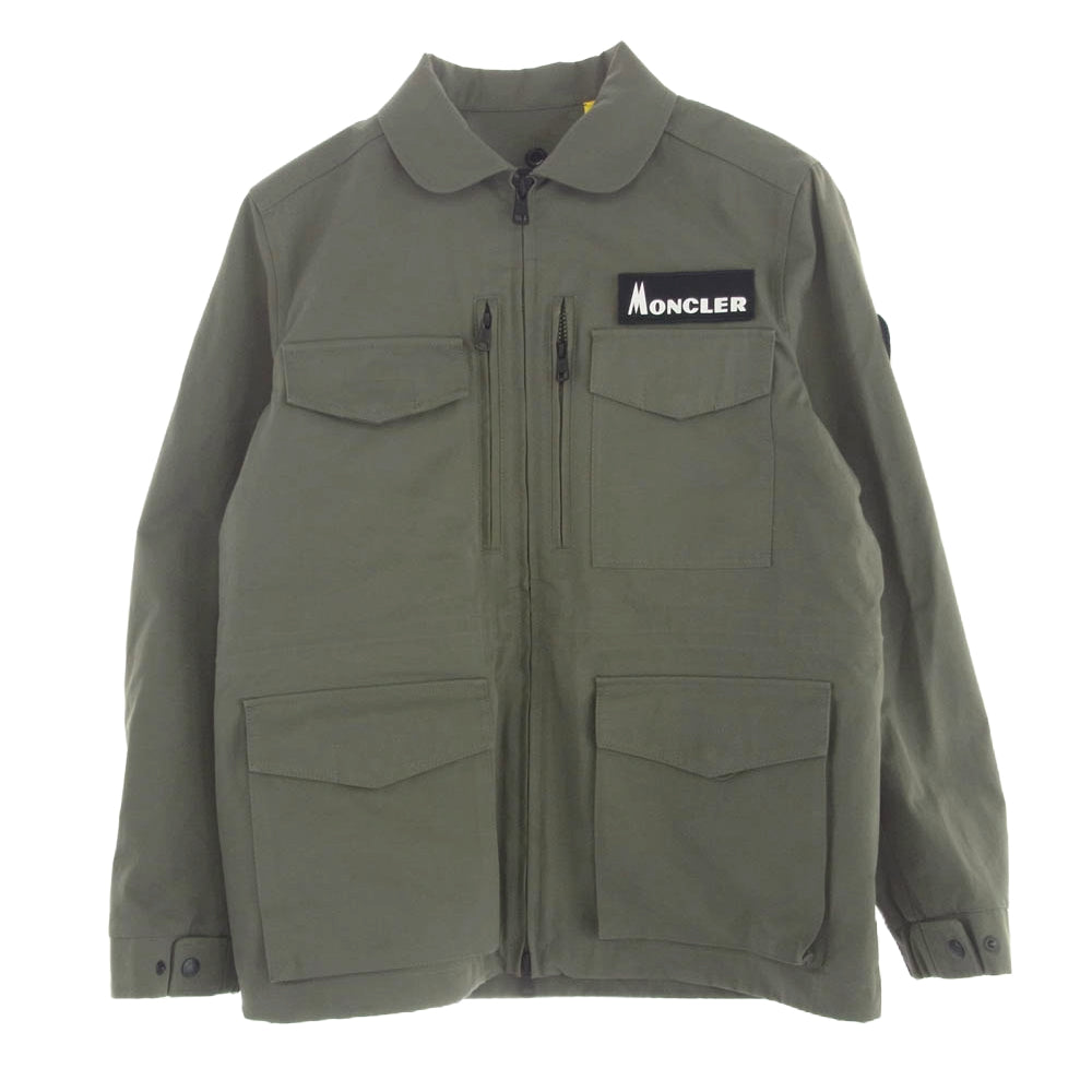 MONCLER モンクレール 18AW D209U4170100_A 549XW GENIUS7 FRAGMENT DAVIS GIUBBOTTO M-65 ジーニアス フラグメント 着脱可能ダウンライナー ミリタリー ジャケット カーキ系 1【中古】