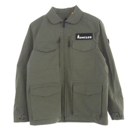 MONCLER モンクレール 18AW D209U4170100_A 549XW GENIUS7 FRAGMENT DAVIS GIUBBOTTO M-65 ジーニアス フラグメント 着脱可能ダウンライナー ミリタリー ジャケット カーキ系 1【中古】