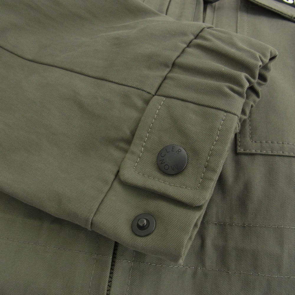 MONCLER モンクレール 18AW D209U4170100_A 549XW GENIUS7 FRAGMENT DAVIS GIUBBOTTO M-65 ジーニアス フラグメント 着脱可能ダウンライナー ミリタリー ジャケット カーキ系 1【中古】