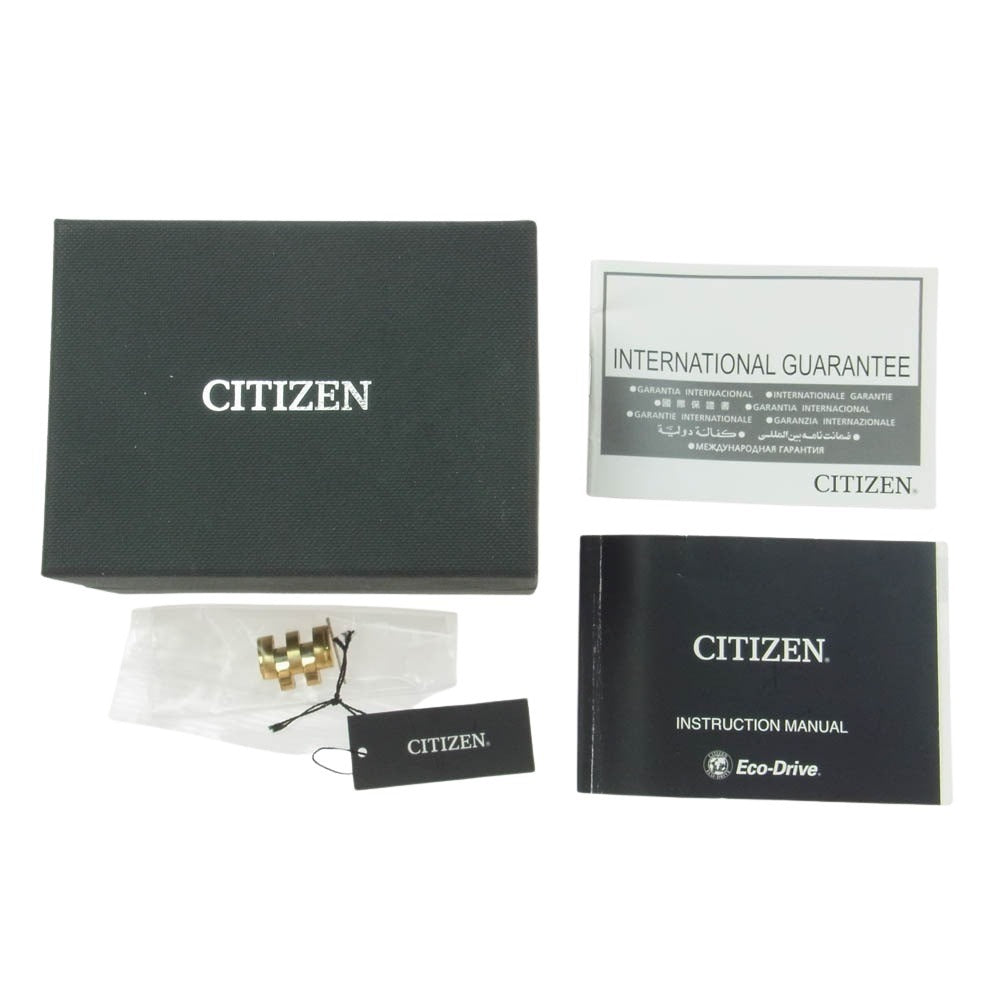 CITIZEN シチズン E870-S019087 Eco-Drive パーペチュアル エコドライブ ソーラー 腕時計 ゴールド系【中古】