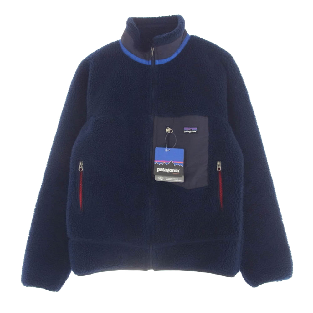 patagonia パタゴニア 23055FA13 Classic Retro X クラシック レトロX フリース ボア ジャケット ネイビー系 S【中古】