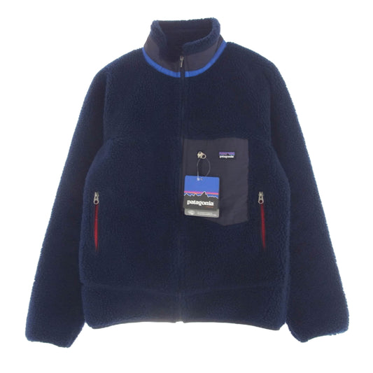 patagonia パタゴニア 23055FA13 Classic Retro X クラシック レトロX フリース ボア ジャケット ネイビー系 S【中古】