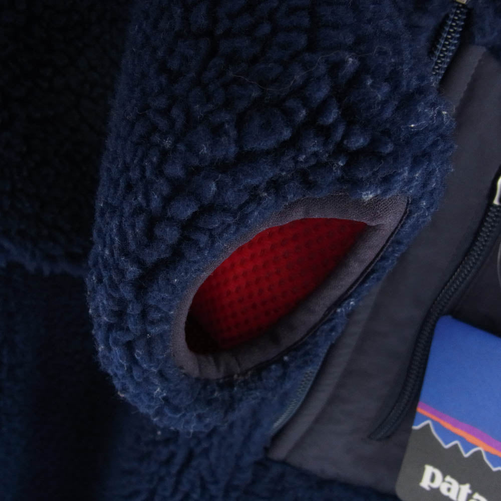 patagonia パタゴニア 23055FA13 Classic Retro X クラシック レトロX フリース ボア ジャケット ネイビー系 S【中古】