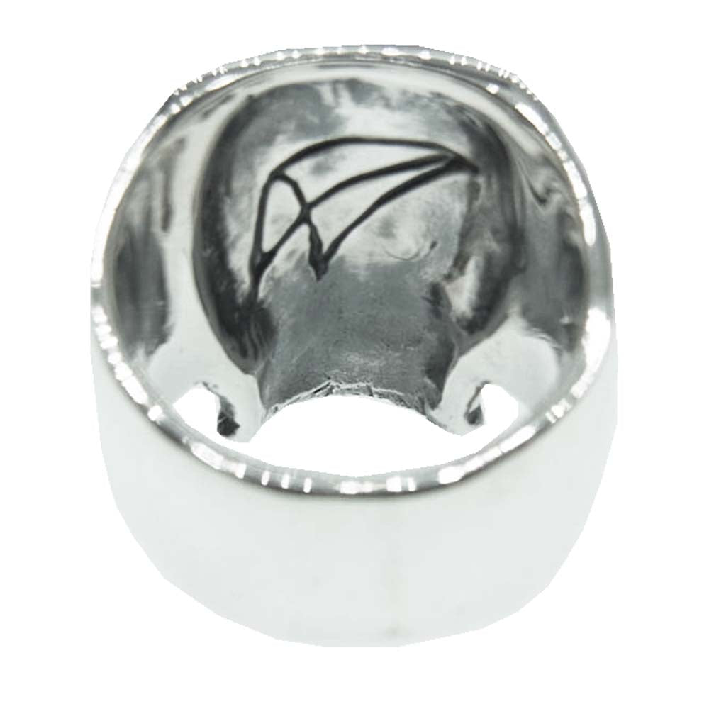 CRAZY PIG クレイジーピッグ LEMOLA SKULL RING レモラ スカル リング シルバー系 17号【美品】【中古】