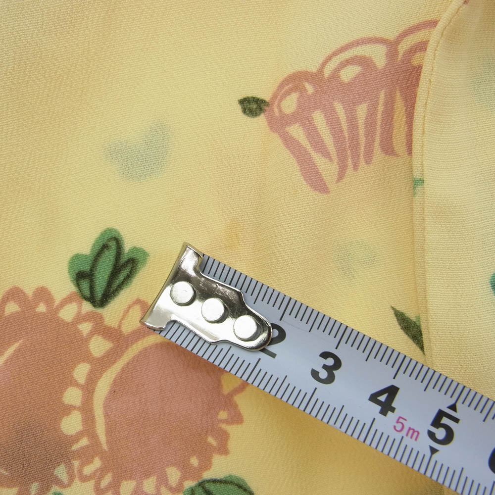 VISVIM ビズビム 22SS 122105011017 WALLIS SHIRT S/S SUNNY BIRD 半袖 シャツ イエロー系 2【中古】