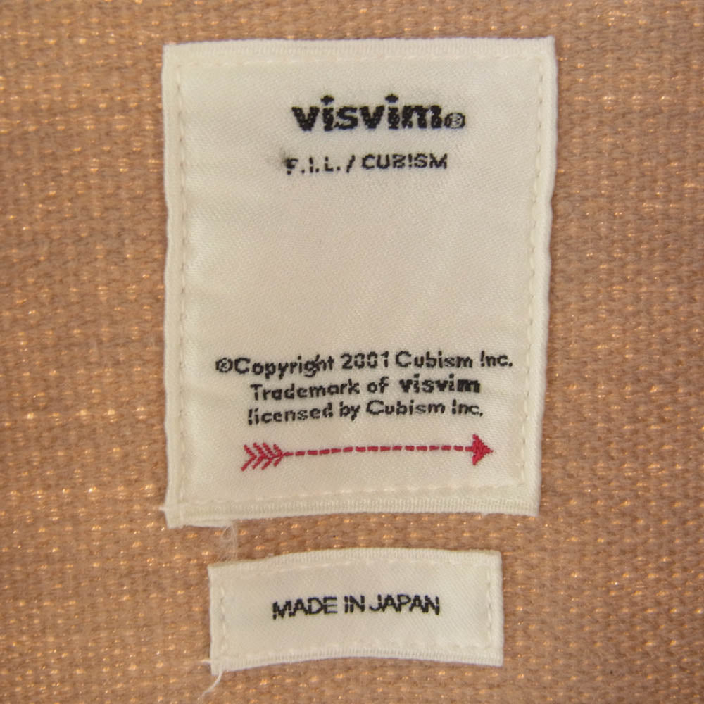 VISVIM ビズビム 20AW 0120205011018 DUGOUT SHIRT L/S ダグアウト 長袖 ベースボール シャツ ベージュ系 1【中古】