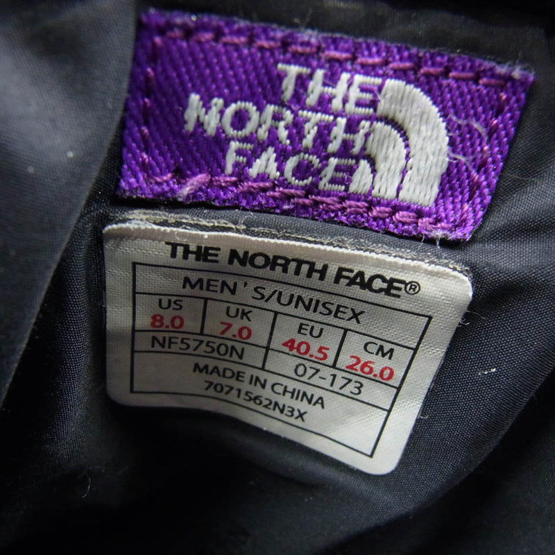 THE NORTH FACE ノースフェイス NF5750N PURPLE LABEL Nuptse Bootie