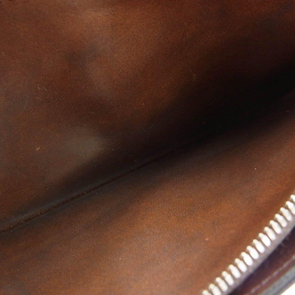 WILDSWANS ワイルドスワンズ FULL GRAIN BRIDLE WAVE フル グレイン ブライドル レザー ロングウォレット 長財布 ブラウン系【中古】