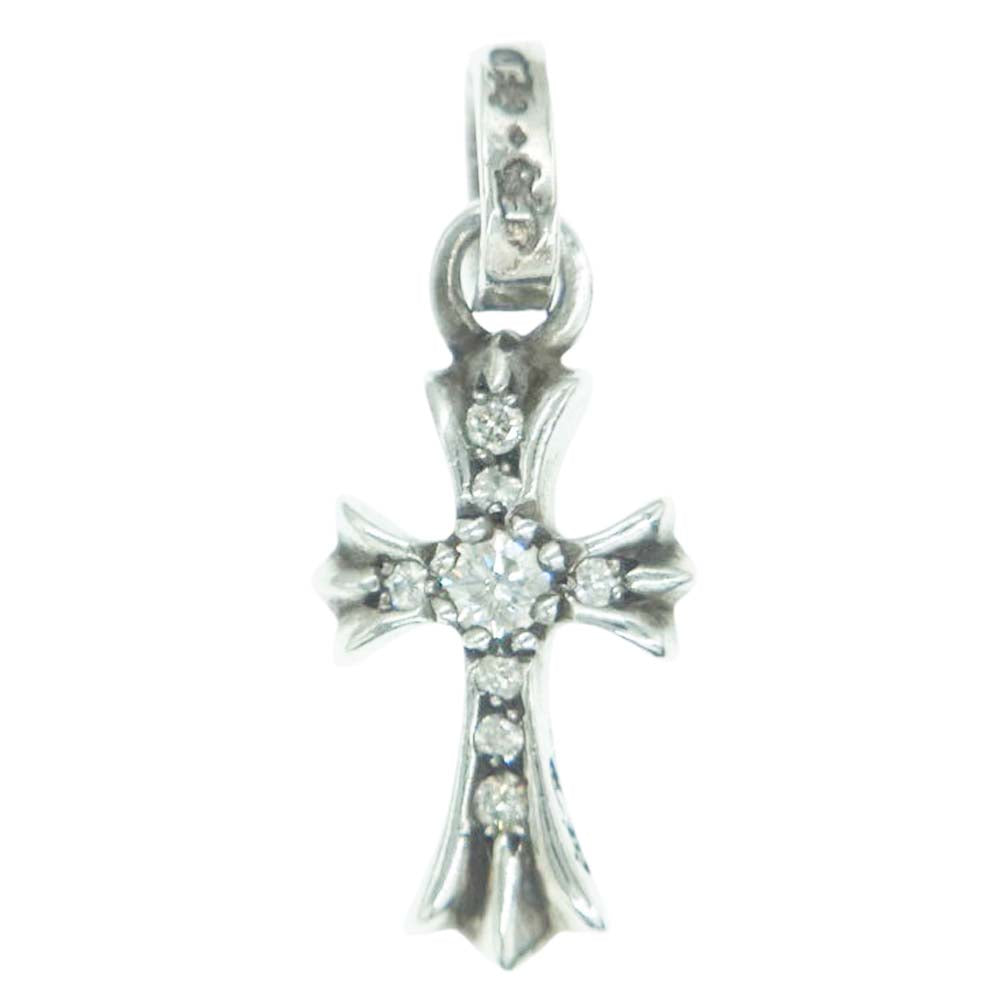 CHROME HEARTS クロムハーツ（原本有） CRS BBYFAT P DMND ベイビー ファット PAVE パヴェダイヤ ペンダントトップ シルバー系【中古】