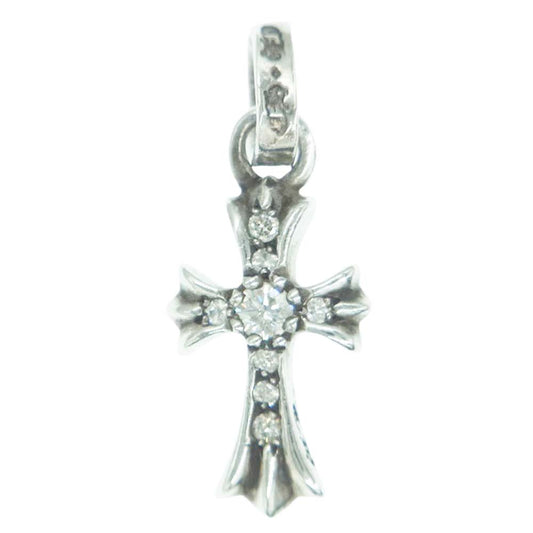 CHROME HEARTS クロムハーツ（原本有） CRS BBYFAT P DMND ベイビー ファット PAVE パヴェダイヤ ペンダントトップ シルバー系【中古】