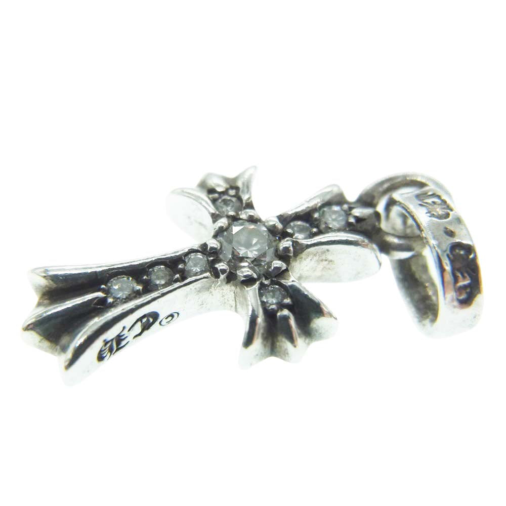 CHROME HEARTS クロムハーツ（原本有） CRS BBYFAT P DMND ベイビー ファット PAVE パヴェダイヤ ペンダントトップ シルバー系【中古】