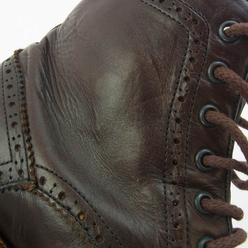 DSQUARED2 レースアップブーツ ブラウン DSQUARED2 ディースクエアード イタリア製 メダリオン レース