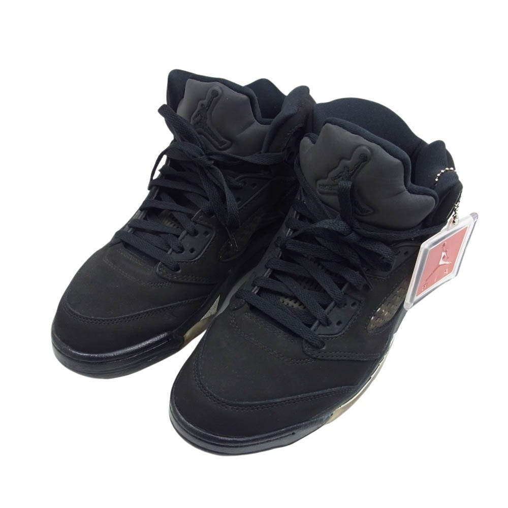 NIKE ナイキ AV9175-001 AIR JORDAN 5 PARIS SAINT-GERMAIN BLACK CEMENT GREY エアジョーダン5 パリ サンジェルマン ブラック セメントグレー スニーカー ブラック系 27cm【中古】