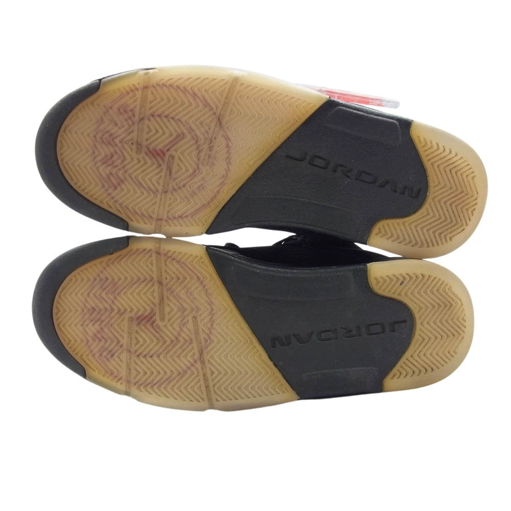 NIKE ナイキ AV9175-001 AIR JORDAN 5 PARIS SAINT-GERMAIN BLACK CEMENT GREY エアジョーダン5 パリ サンジェルマン ブラック セメントグレー スニーカー ブラック系 27cm【中古】