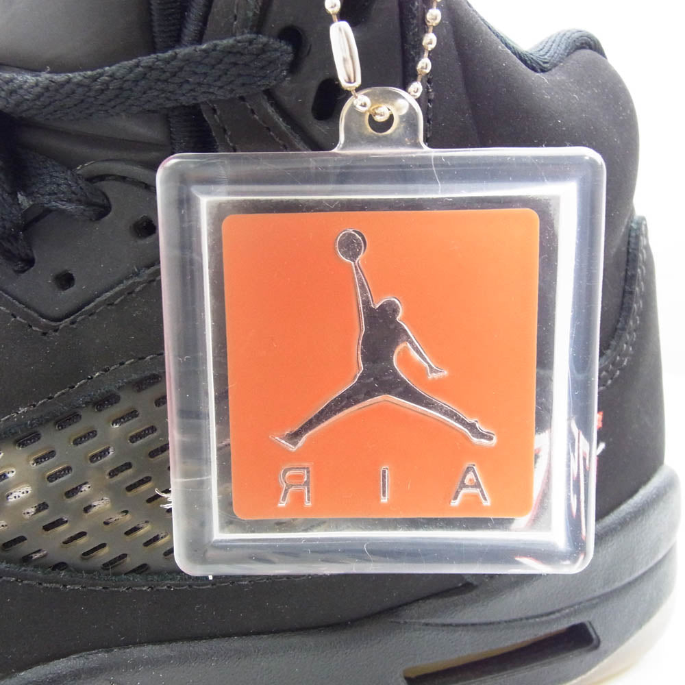 NIKE ナイキ AV9175-001 AIR JORDAN 5 PARIS SAINT-GERMAIN BLACK CEMENT GREY エアジョーダン5 パリ サンジェルマン ブラック セメントグレー スニーカー ブラック系 27cm【中古】