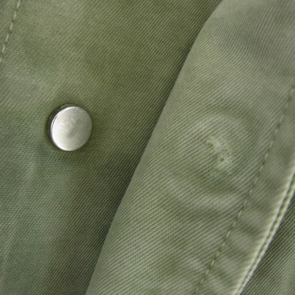 OFF-WHITE オフホワイト 袖ワッペン バックロゴ フィールド ミリタリー ジャケット カーキ XS カーキ系 XS【中古】