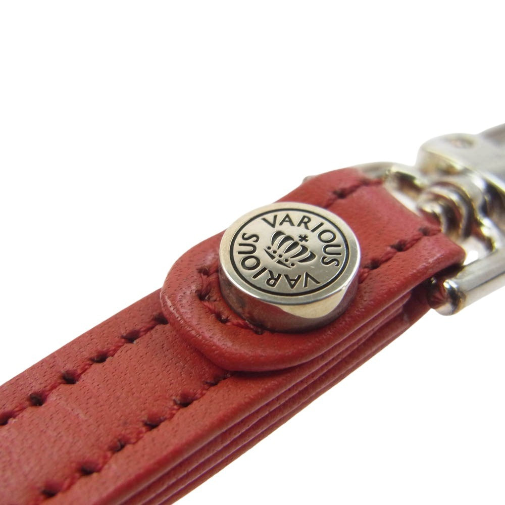 Justin Davis ジャスティンデイビス JDV033 FENRIR LEATHER レザー ストラップ レッド系【新古品】【未使用】【中古】