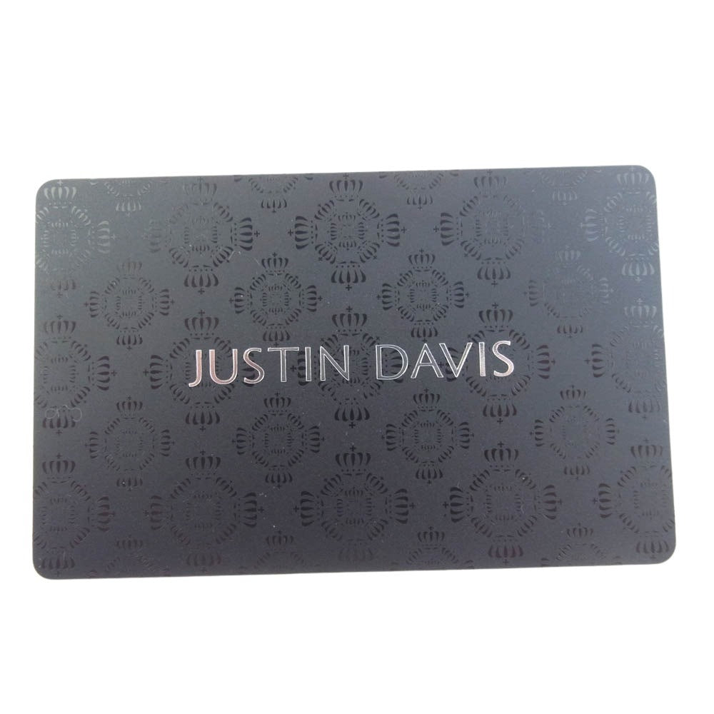 Justin Davis ジャスティンデイビス JDV006 RIVET PASS CASE リベット パス ケース カードケース 名刺入れ 白系 ホワイト系【新古品】【未使用】【中古】