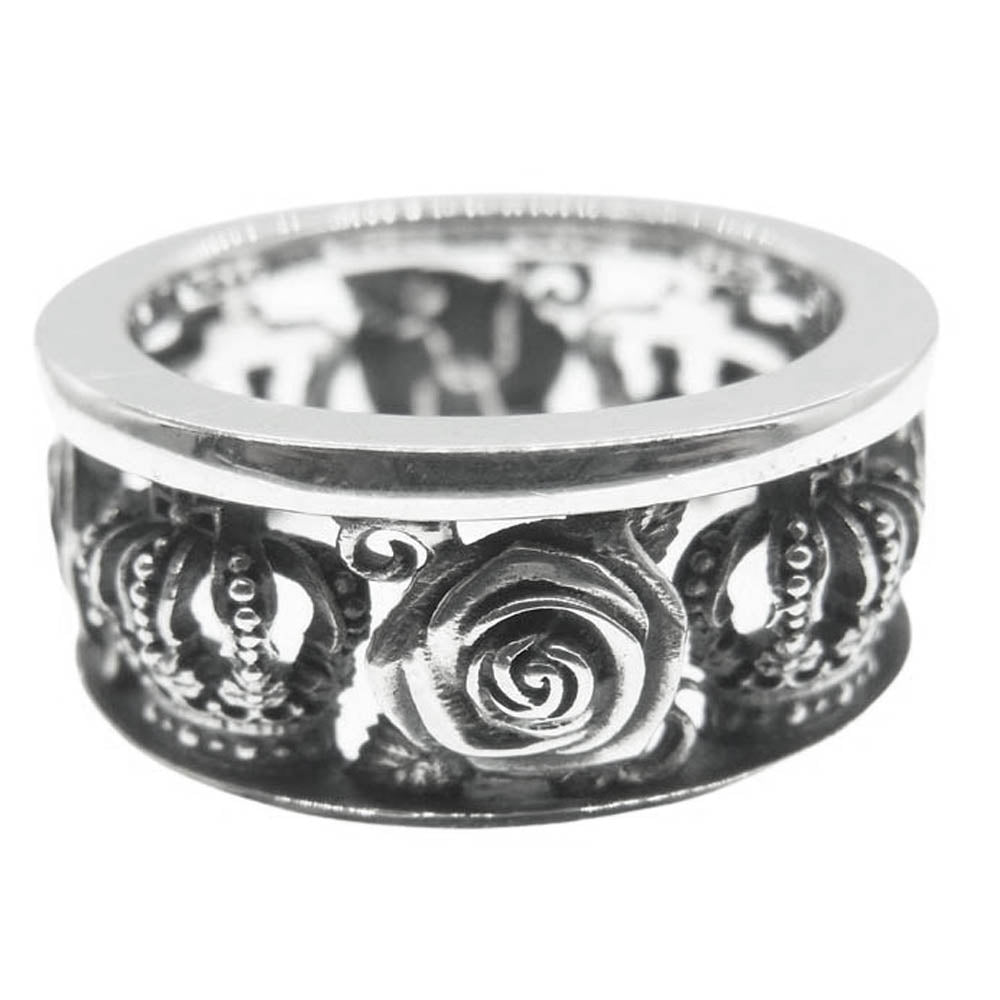 Justin Davis ジャスティンデイビス SRJ210 MY LOVE マイ ラブ リング いぶし加工 シルバー系 10号【中古】