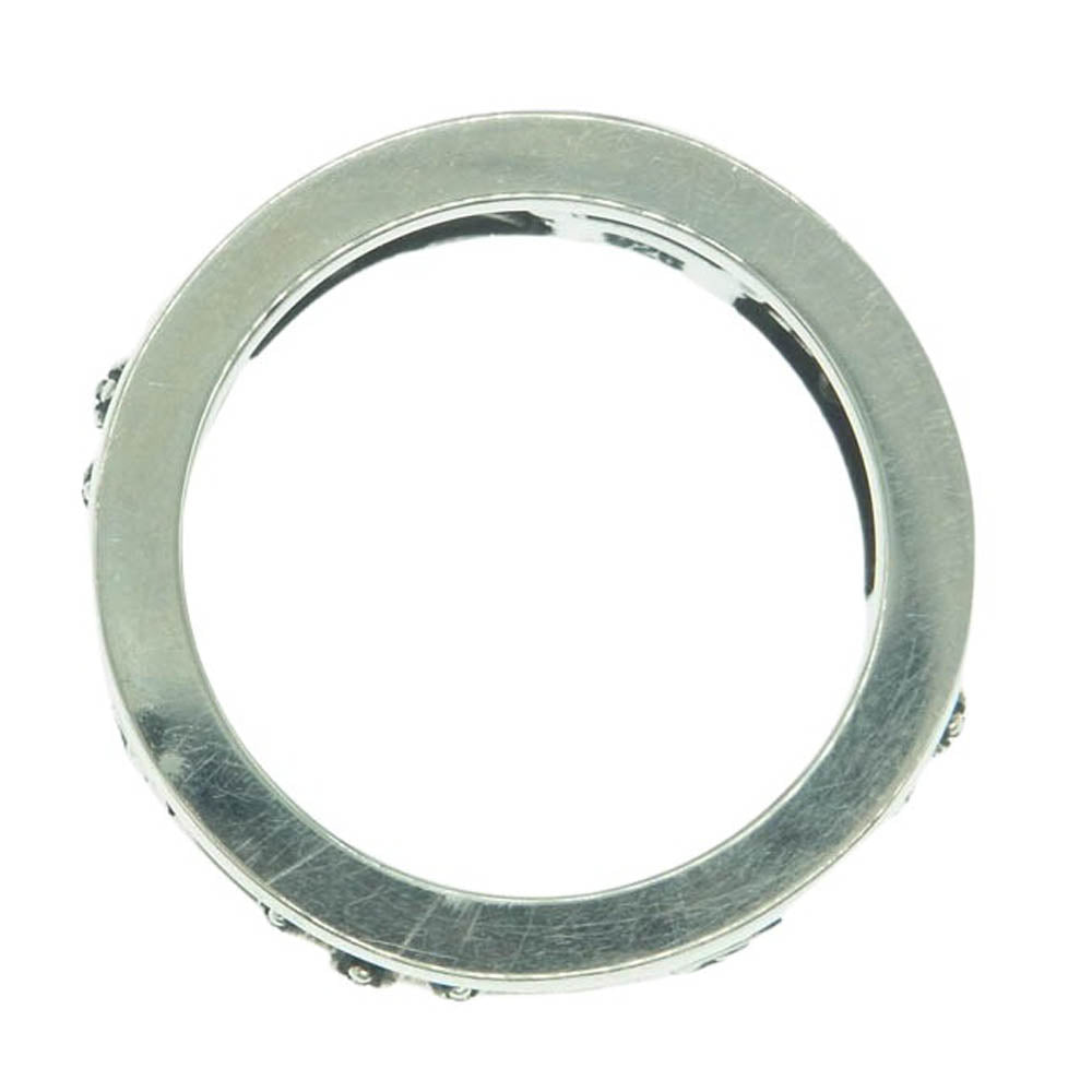 Justin Davis ジャスティンデイビス SRJ210 MY LOVE マイ ラブ リング いぶし加工 シルバー系 10号【中古】