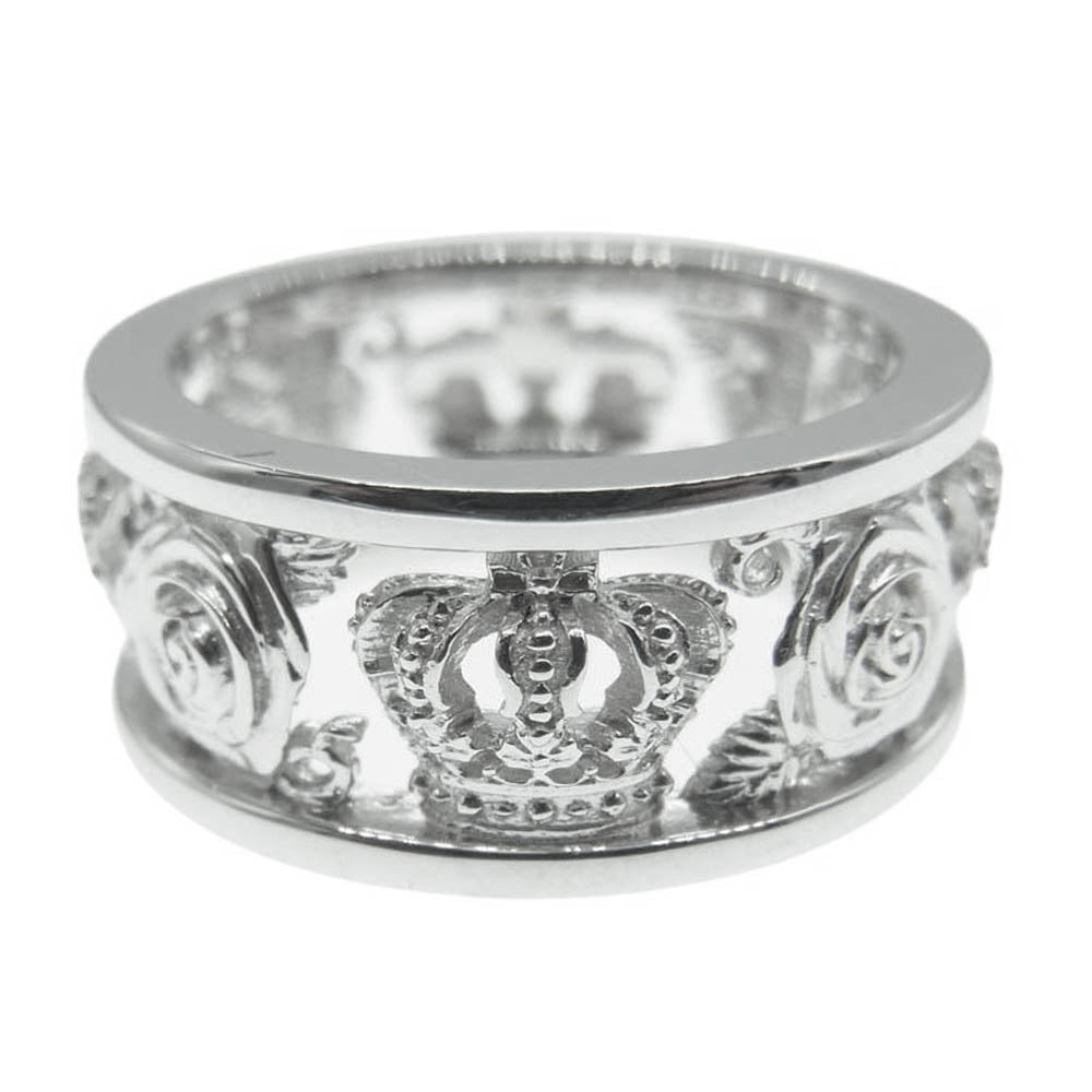 Justin Davis ジャスティンデイビス SRJ210 MY LOVE マイ ラブ リング SHINY加工 シルバー系 14号【中古】