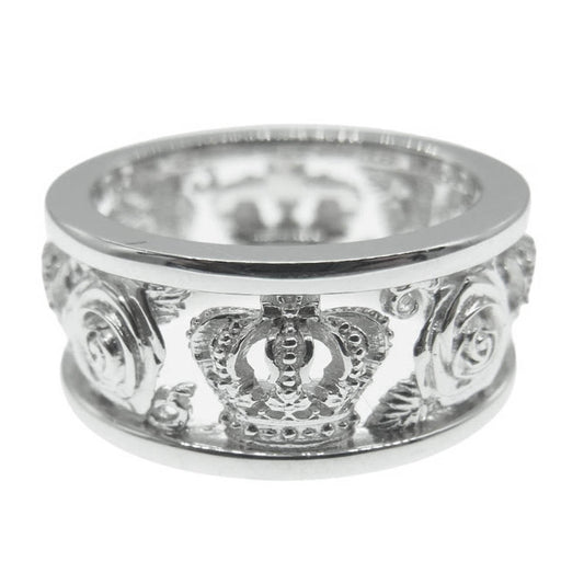 Justin Davis ジャスティンデイビス SRJ210 MY LOVE マイ ラブ リング SHINY加工 シルバー系 14号【中古】