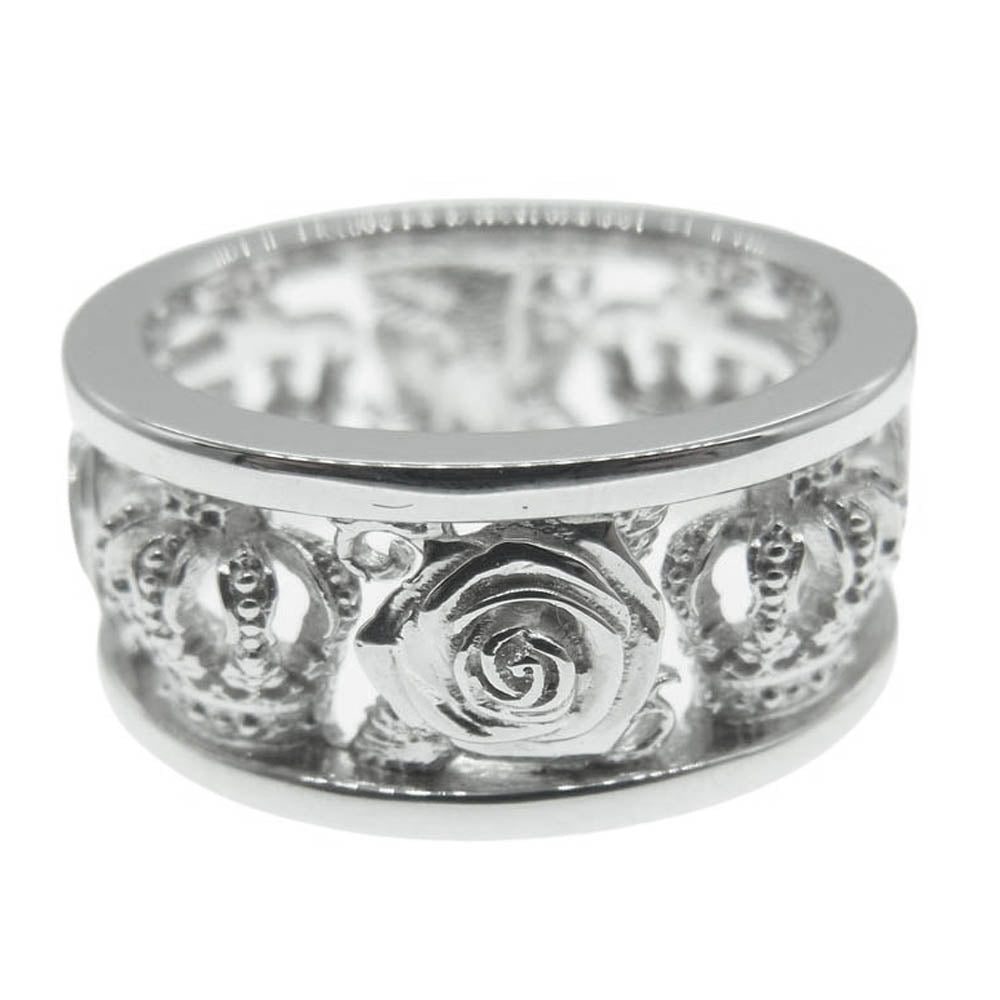 Justin Davis ジャスティンデイビス SRJ210 MY LOVE マイ ラブ リング SHINY加工 シルバー系 14号【中古】