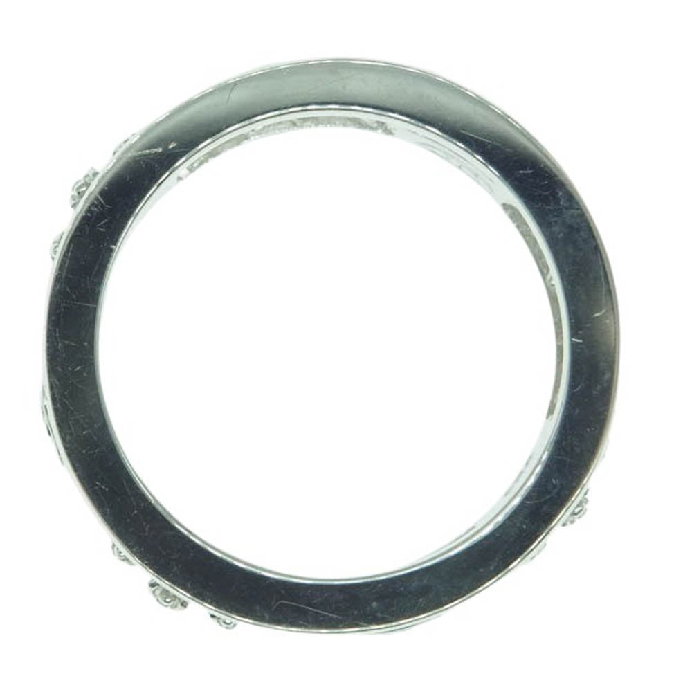 Justin Davis ジャスティンデイビス SRJ210 MY LOVE マイ ラブ リング SHINY加工 シルバー系 14号【中古】