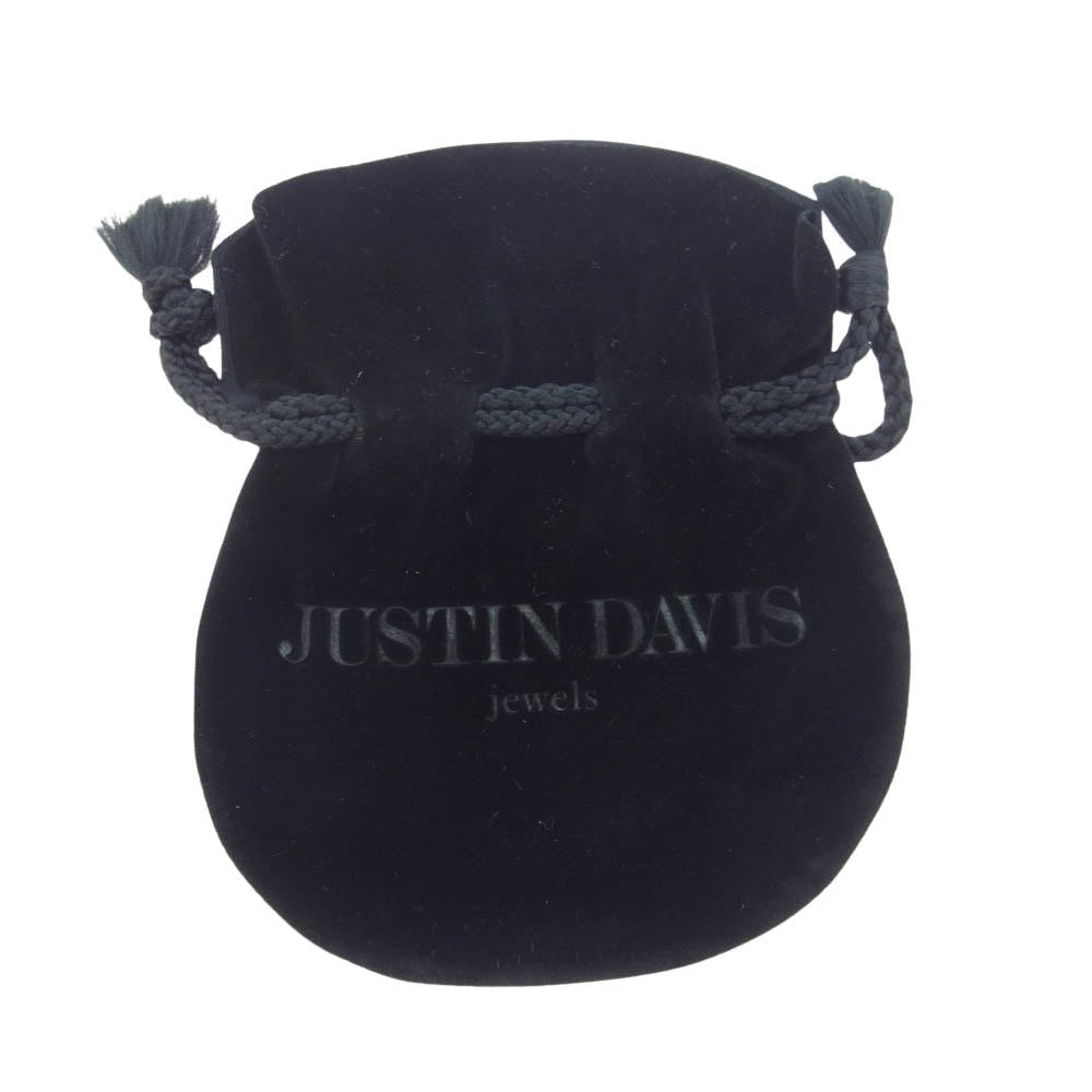 Justin Davis ジャスティンデイビス SRJ347 DEE JAY RING ヘッドホン モチーフ リング ブラック系 13号【中古】