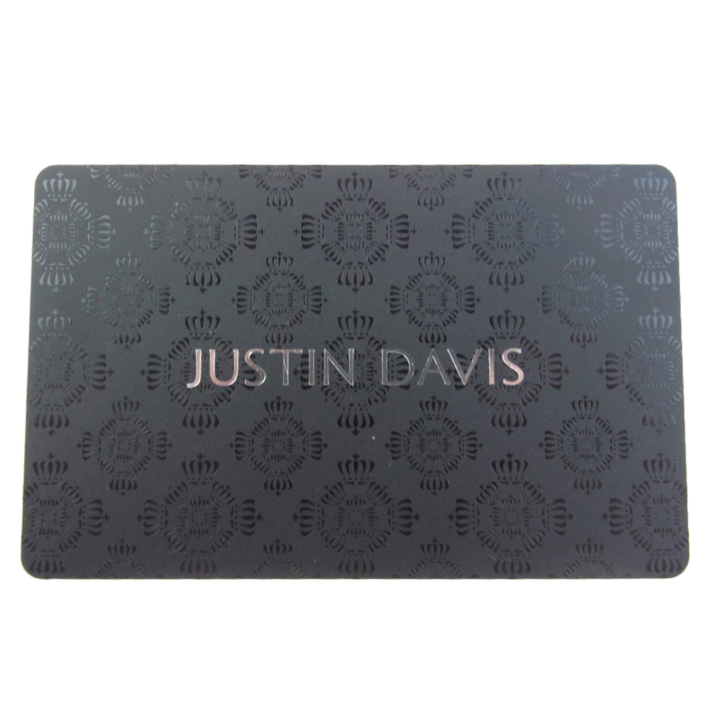 Justin Davis ジャスティンデイビス JDV013 ALEC LEATHER WALLET バイカラー レザー ウォレット 長財布 ブラック系【新古品】【未使用】【中古】