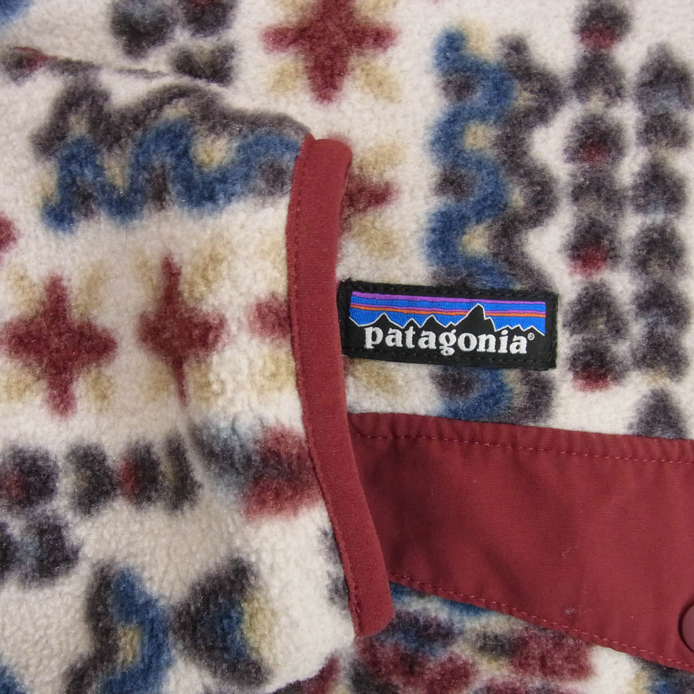 patagonia パタゴニア 25551 Lightweight Synchilla Snap-T Pullover ライトウェイト シンチラ スナップ プルオーバー フリース ジャケット エンジ系 L【中古】