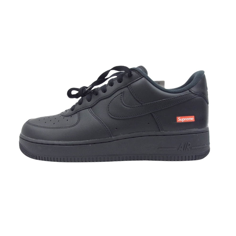 Supreme シュプリーム × NIKE CU9225-001 Air Force 1 Low Black エアフォース ワン ローカット スニーカー ブラック系 27.5cm【新古品】【未使用】【中古】