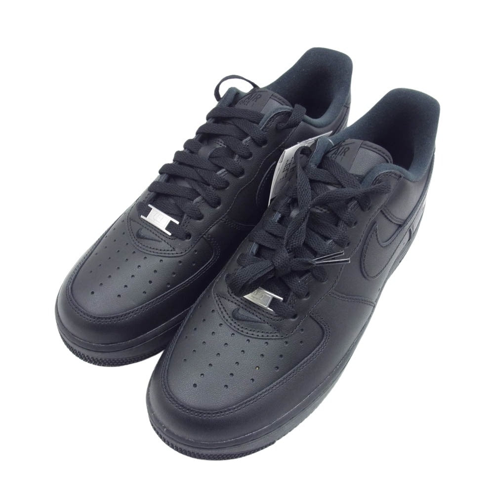 Supreme シュプリーム × NIKE CU9225-001 Air Force 1 Low Black エアフォース ワン ローカット スニーカー ブラック系 27.5cm【新古品】【未使用】【中古】