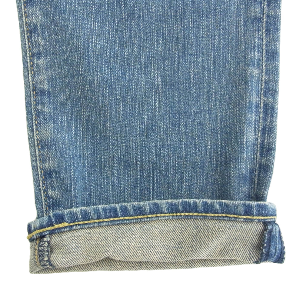 HYSTERIC GLAMOUR ヒステリックグラマー 02213AP15 SP加工 スリム デニム パンツ インディゴブルー系 30【中古】