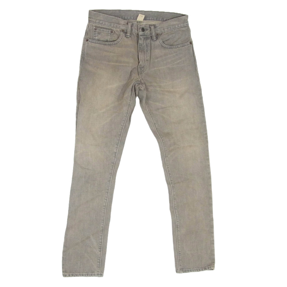 RRL ダブルアールエル slim narrow 加工 ナロー スリム ブラック デニム パンツ ブラック系 29【美品】【中古】