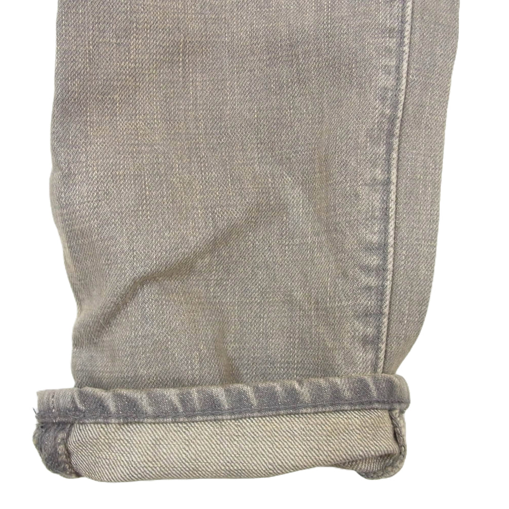 RRL ダブルアールエル slim narrow 加工 ナロー スリム ブラック デニム パンツ ブラック系 29【美品】【中古】